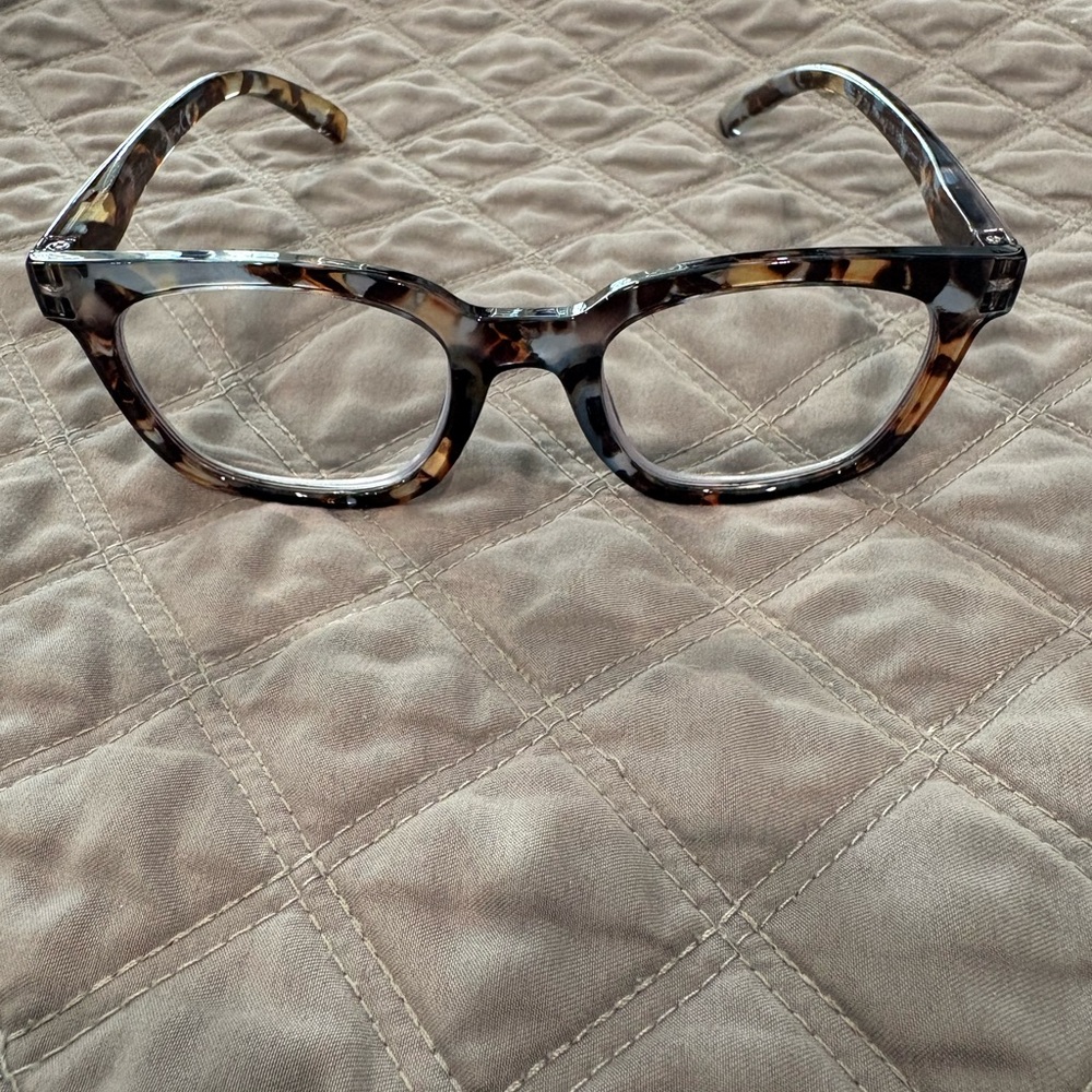 Peepers Blue Light Tortoise Shell Women's Glasses,+2.75 - Picture 2 of 5